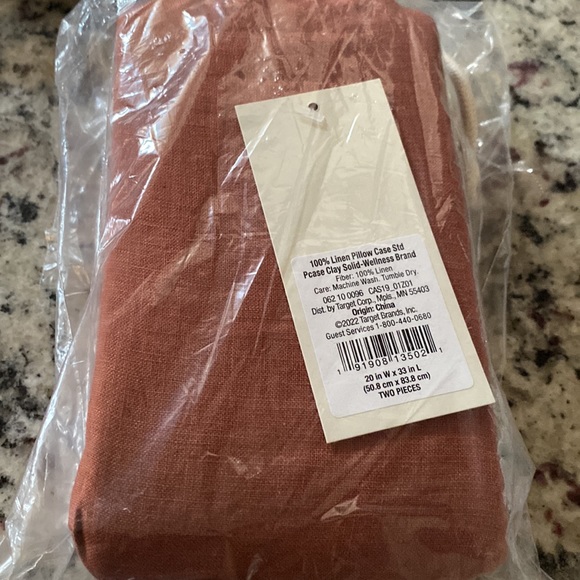Casaluna Bedding Casaluna Clay 0 Linen Pillow Case Standard Size
